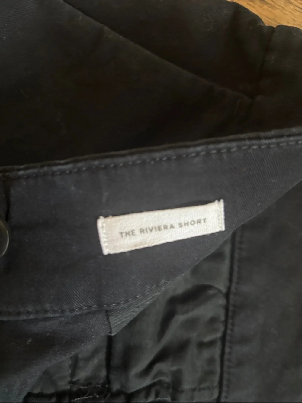 LOFT Black Scallop Hem The Riviera Short High Waist Women's Shorts Size 8 - Picture 5 of 5